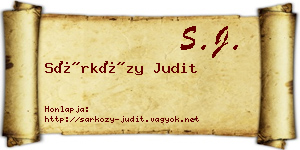 Sárközy Judit névjegykártya